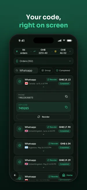 SafeCode OTP screenshot 3