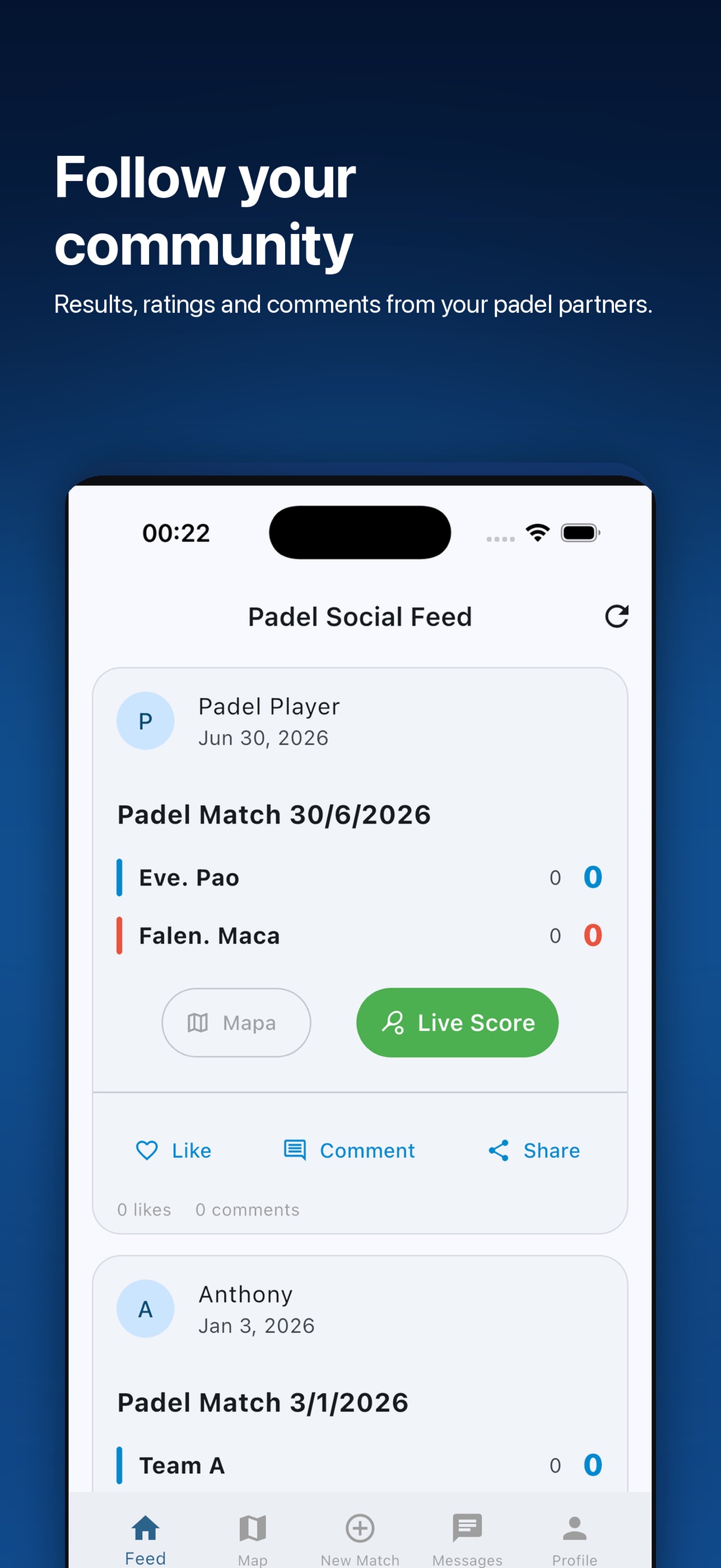 Screenshot 4 of Padel Mate: Scores & Matches