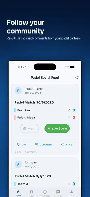 Padel Mate: Scores & Matches screenshot 4