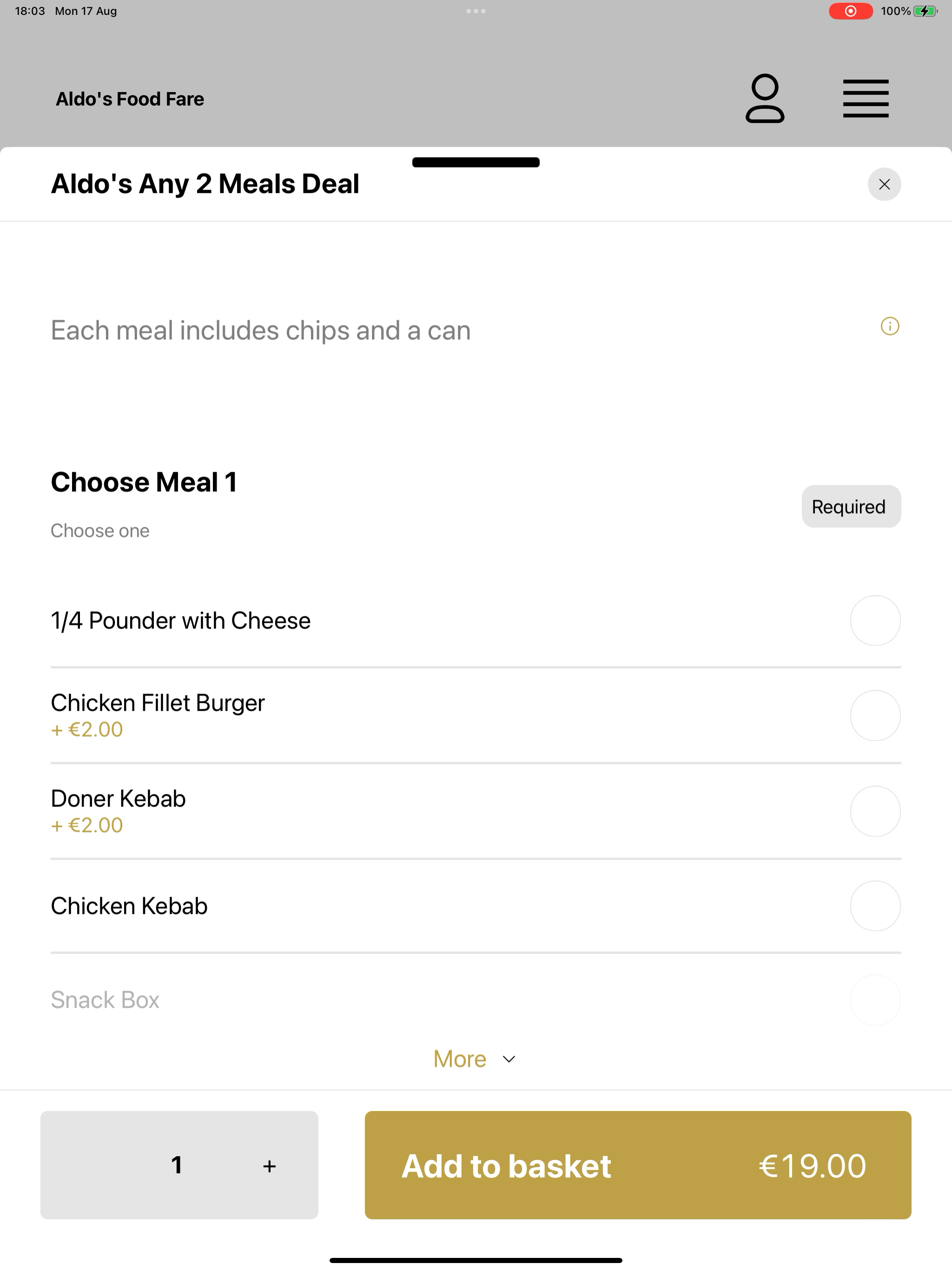 Aldo's Food Fare screenshot 17