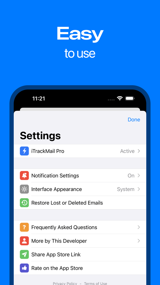 #4. iTrackMail - Email Tracking (iOS) 由: Daniel Amitay