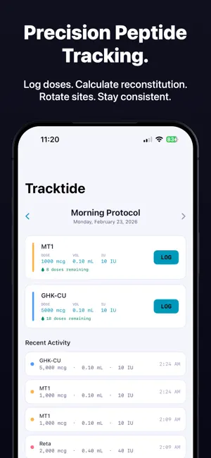 Tracktide - Injection Tracker screenshot 1