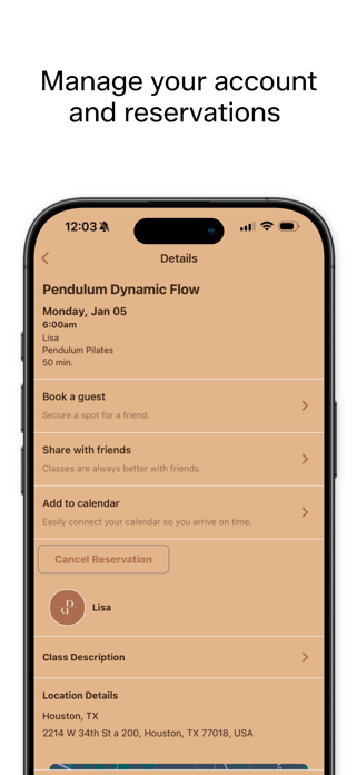 Pendulum Pilates Screenshot 4 of 4
