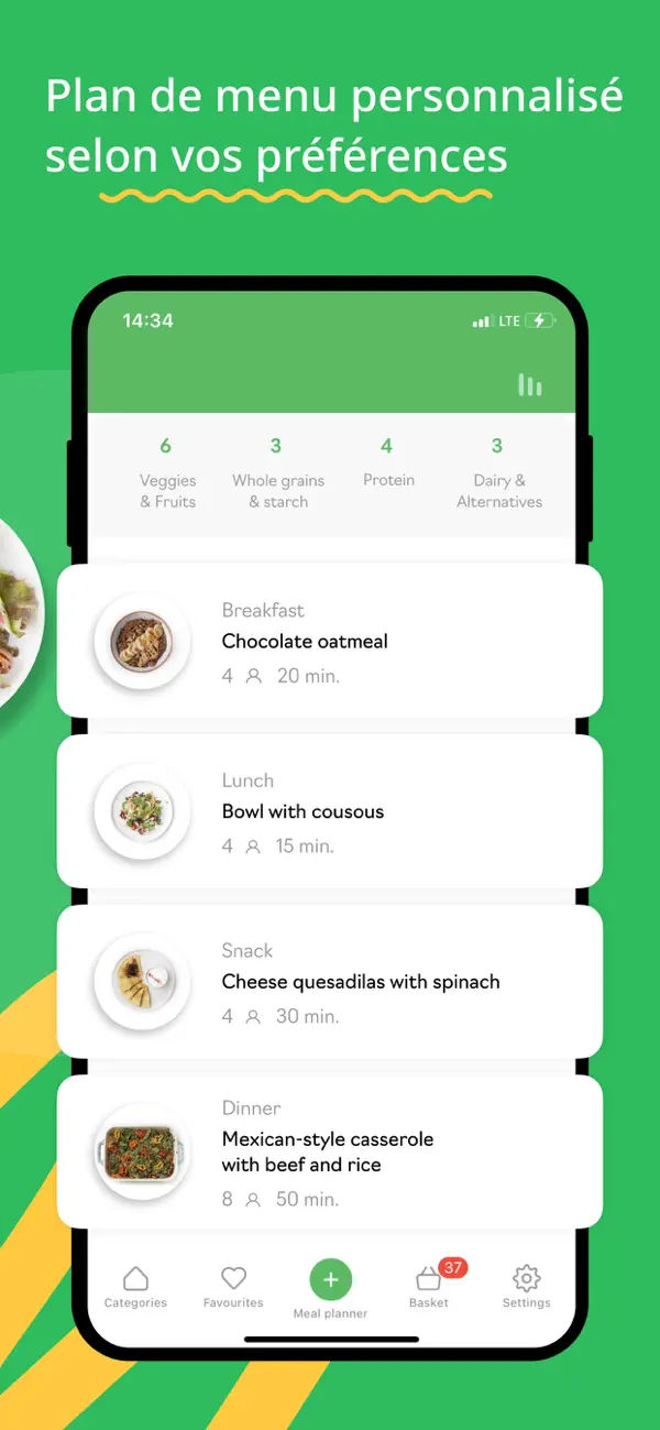 Screenshot #3 pour iCook: manger sainement, repas