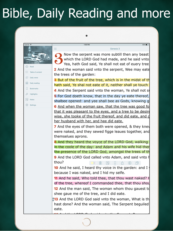 Screenshot #5 pour 1611 King James Bible Version