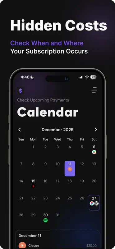 Mr.Sub: Manage Subscriptions screenshot 6 of 8