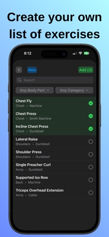 Lift Notes - Gym Tracker Screenshot 6 of 6