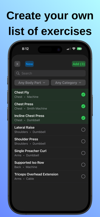 Lift Notes - Gym Tracker Screenshot 6 of 6