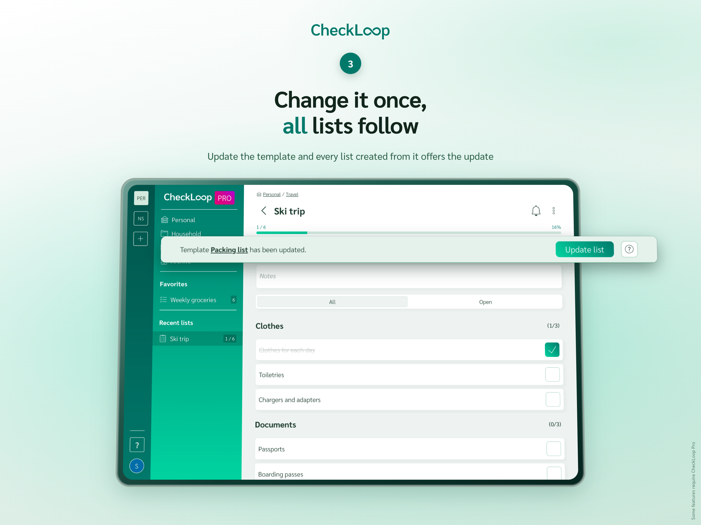CheckLoop: Reusable Checklists screenshot 13