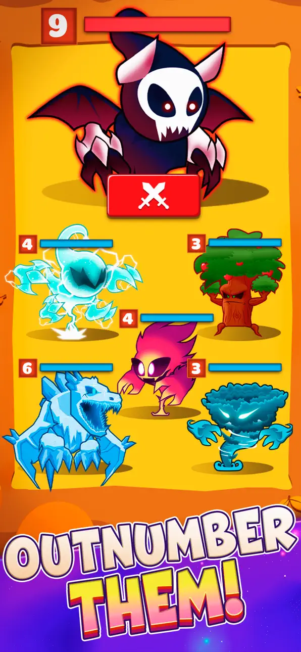 Elemental Monsters: Merge iOS Mod IPA screenshot 3 - iOS game interface
