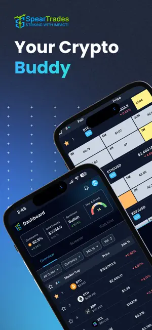 SpearTrades: Crypto Analytics screenshot 1