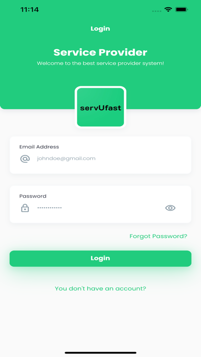 ServUFast Provider Screenshot