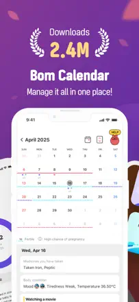 Bom Calendar : capture d’écran 2 sur 10