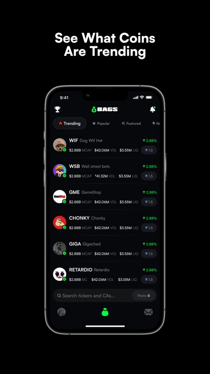 BAGS: Trade Crypto & Memes