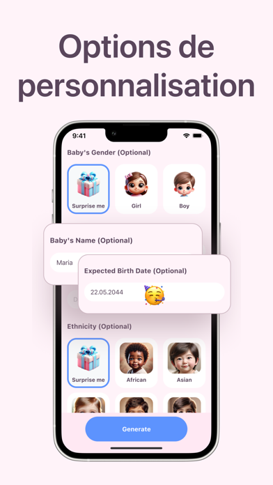 Screenshot #2 pour AI Baby Face・Generator Photo
