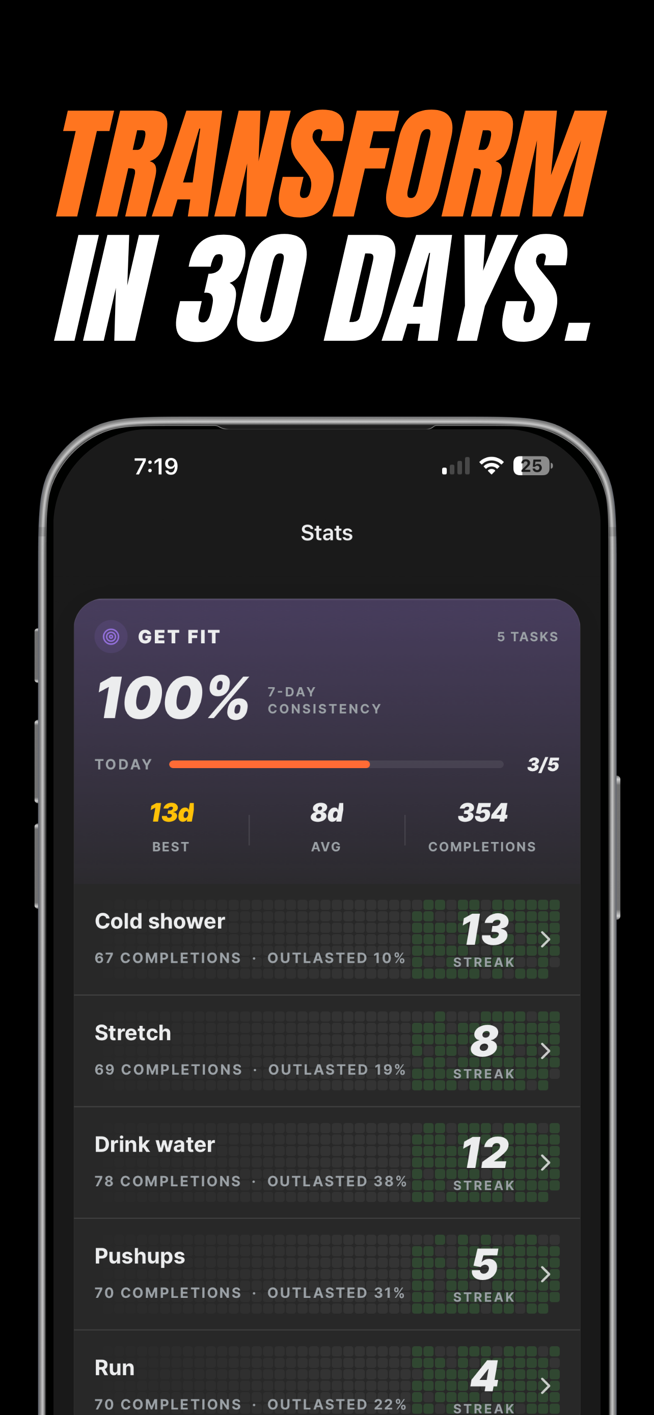 Streakr - The Discipline App screenshot 5