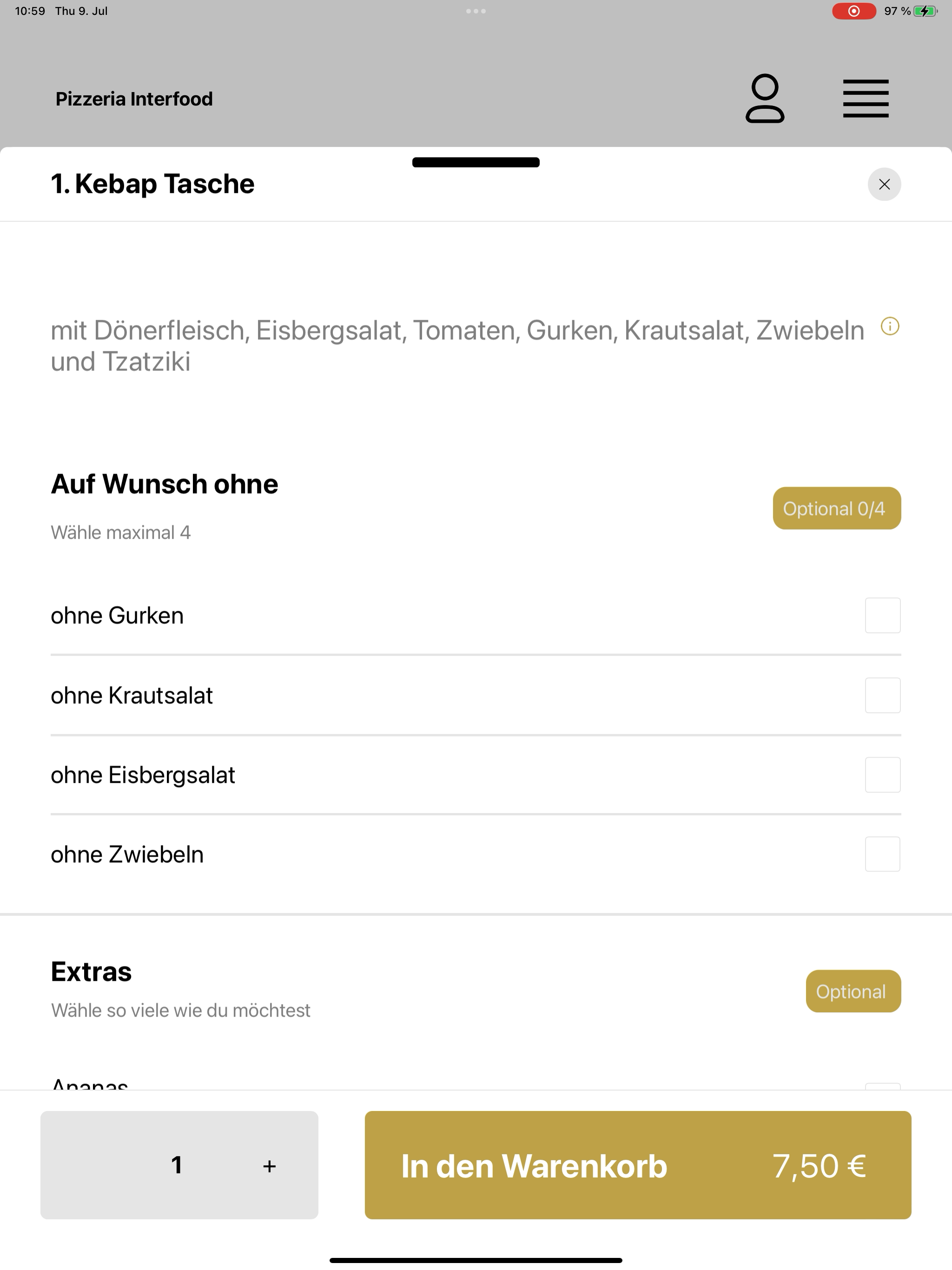 Pizzeria Interfood screenshot 16