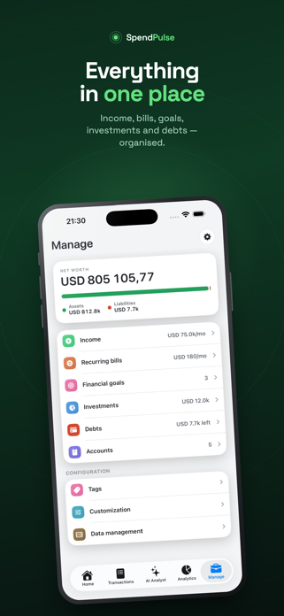 Spend Pulse: Money Tracker Screenshot 3 of 7
