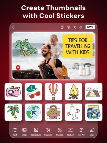 Thumbnail Maker, Banner Maker iPad screenshot