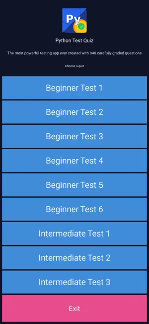 Python Tests screenshot 1