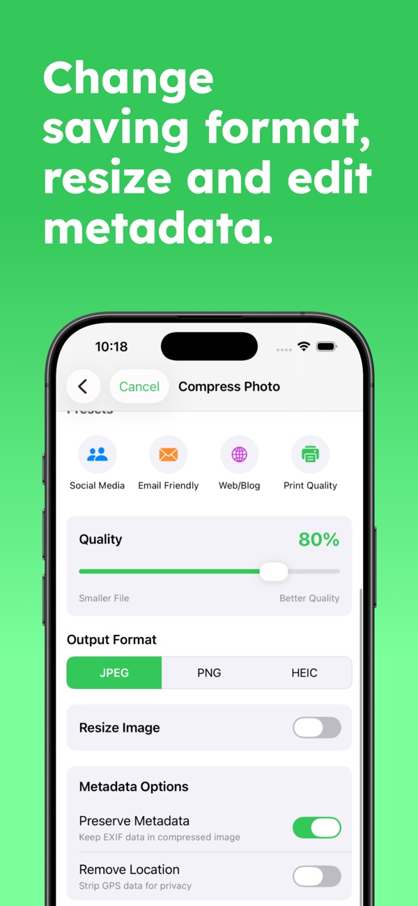 Photo &amp; Image Compressor screenshot 5