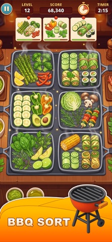 Grill Sorting Foodie Puzzle Screenshot 4 of 4