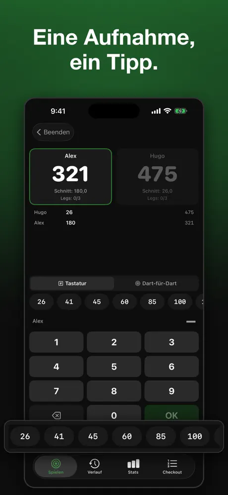 Darts Tracker - Score & Stats — iPhone-Screenshot 7