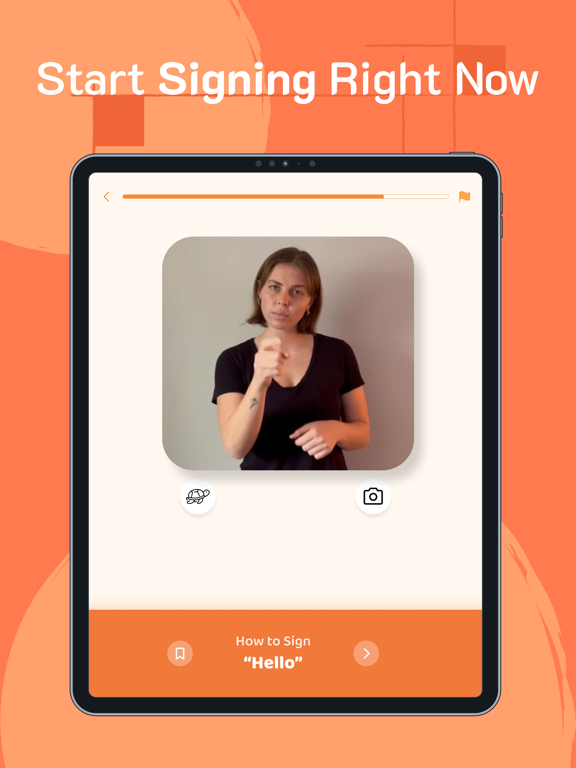 ASL Sign Language | Aslingo iPad screenshot 1 - Education app