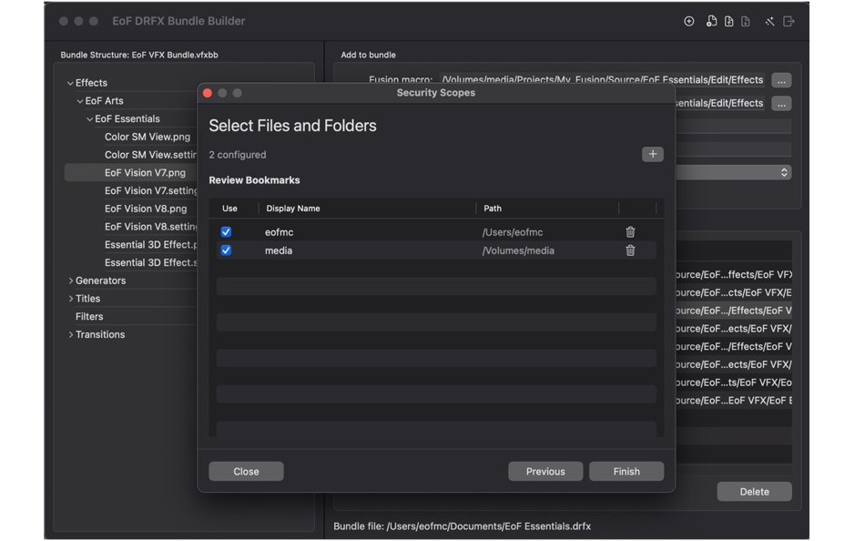 #2. DRFX Bundle Builder (macOS) بواسطة: Bjoern Eschrich