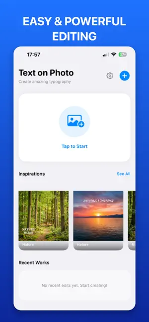 Add Text to a photo screenshot 1