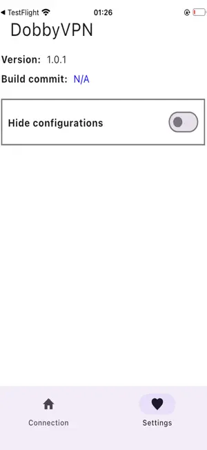 doBBYVPN - do Better BY VPN screenshot 1