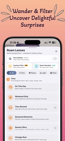 Picin - Photo Album & Collage iPhone screenshot