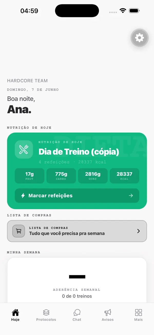 Screenshot #1 pour WCore One - Alunos