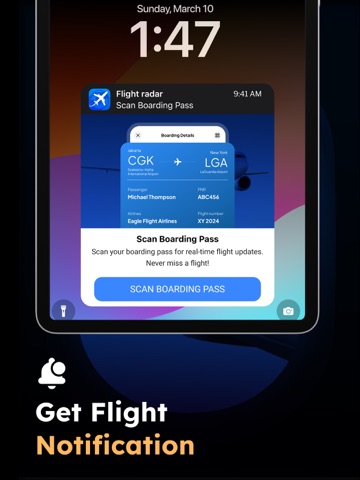 Flight Radar - Live Tracker iPad screenshot
