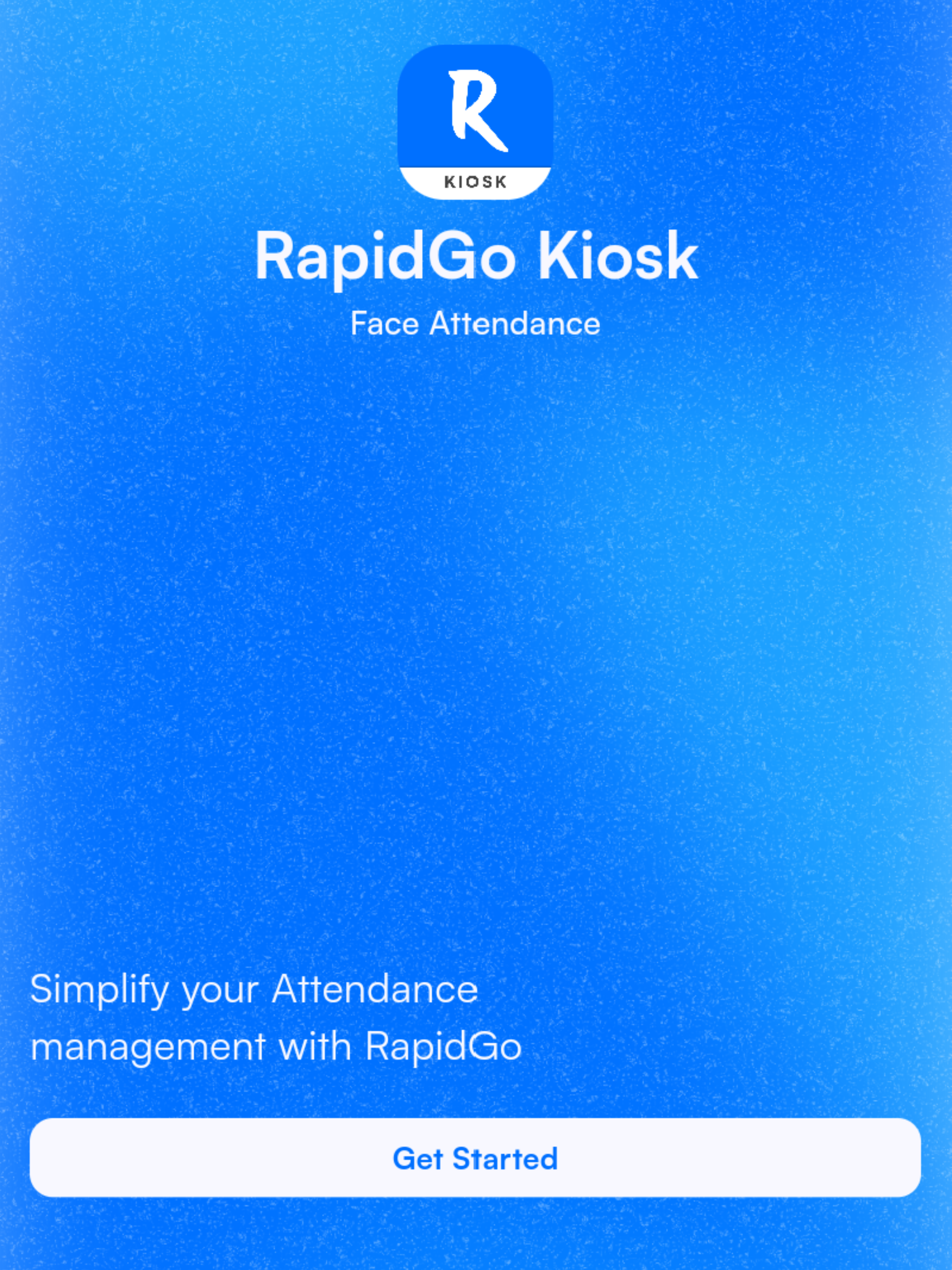 RapidGo Kiosk: Face Attendance