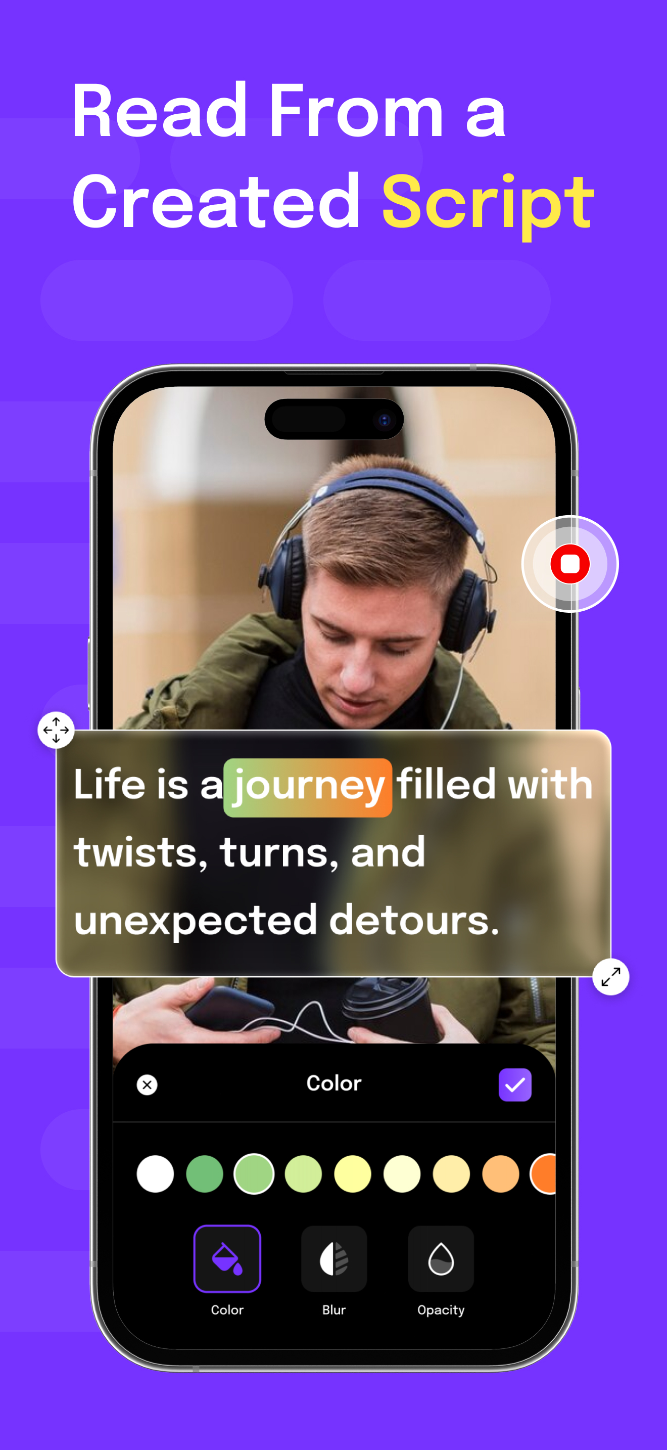 Teleprompter Video AI Script