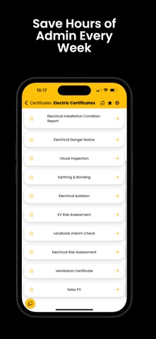 Electrical Certificate App Screenshot 3 of 5