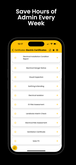 Electrical Certificate App Screenshot 3 of 5