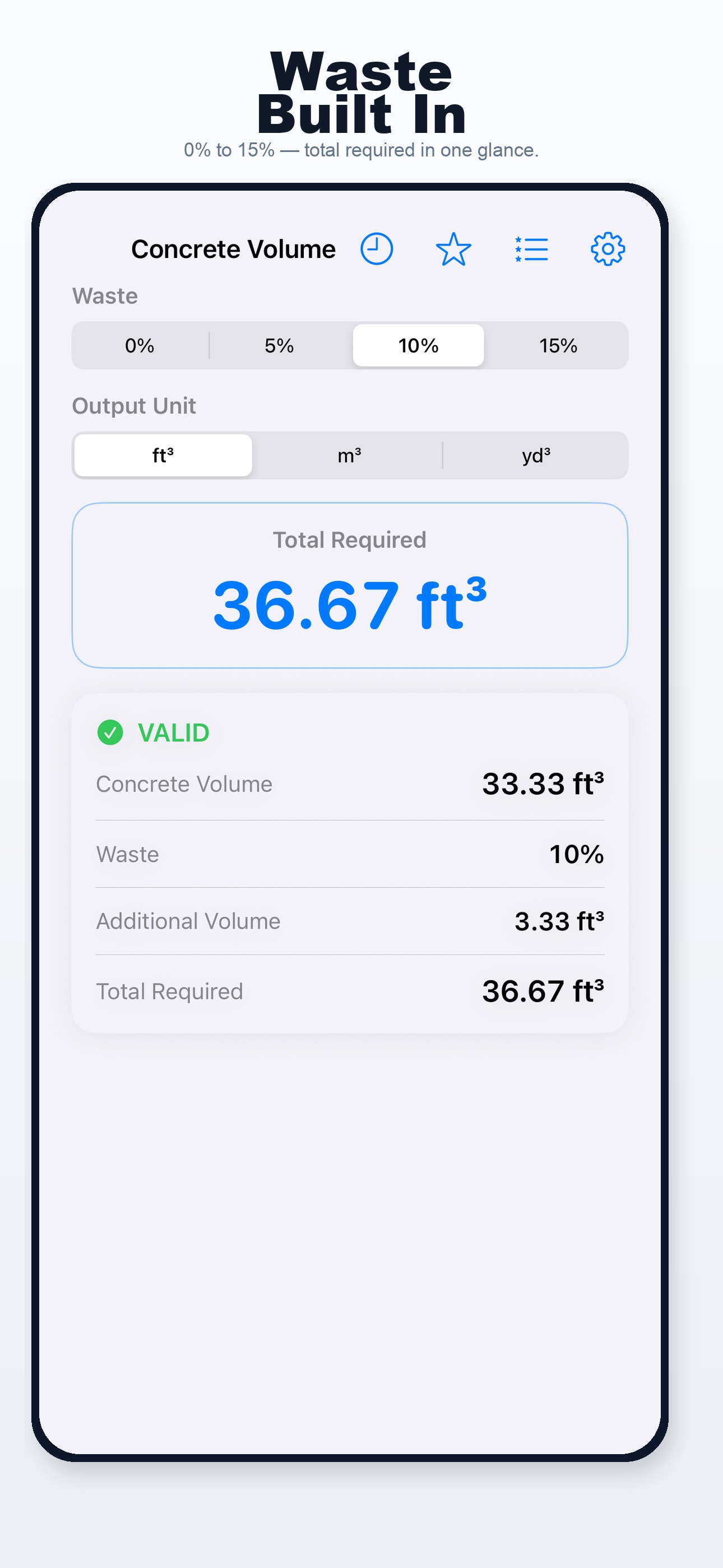 Screenshot 4 of EdgeSpace Concrete Volume Calc