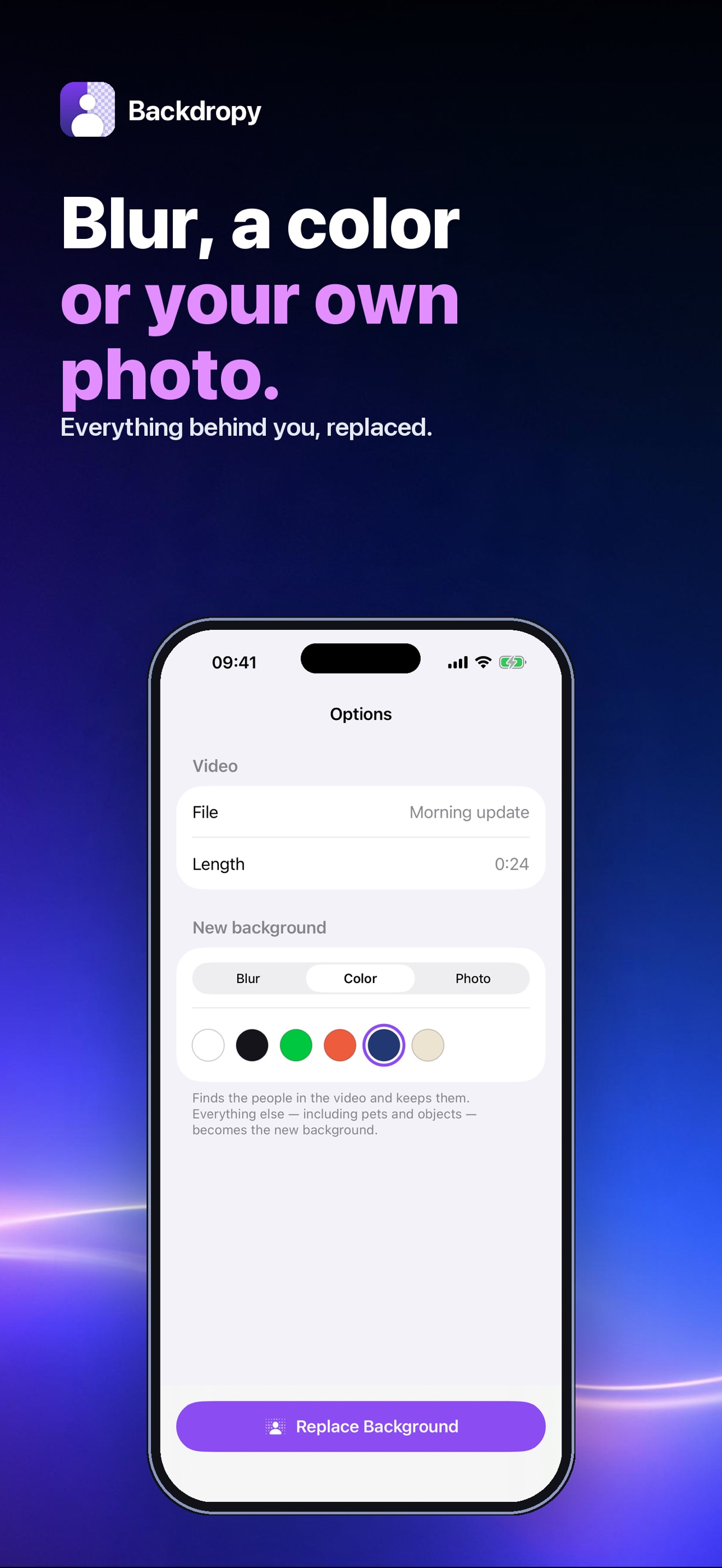 Screenshot 2 of Backdropy: Video Background
