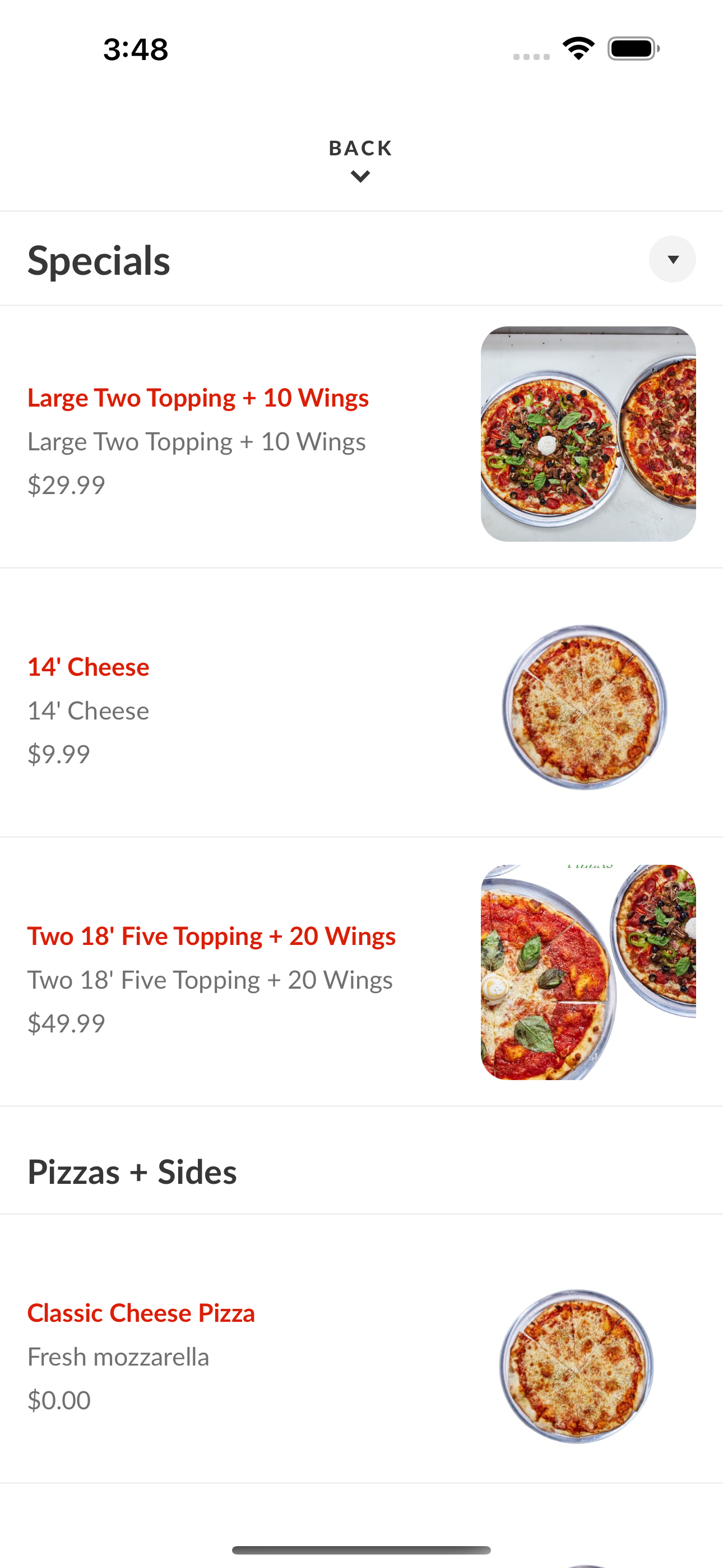 Adamos Pizza screenshot 3