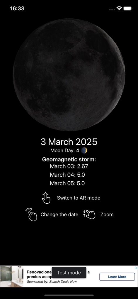 Moonlight phase - Weather App | MWM