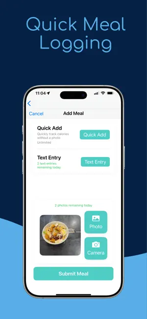 Quick Click Calorie Counter screenshot 3
