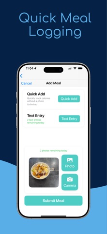 Quick Click Calorie Counter Screenshot 3 of 7