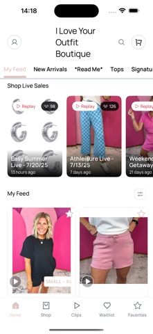 I Love Your Outfit Boutique iPhone screenshot