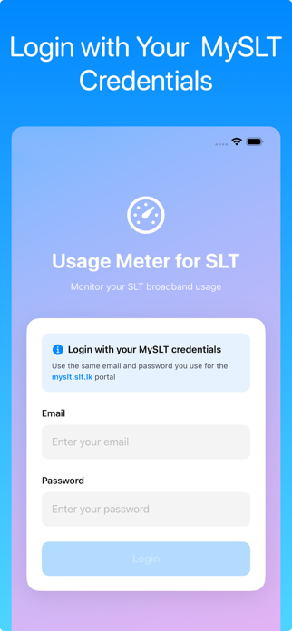 Usage Meter for SLT Screenshot 1 of 5