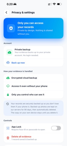 BagPass screenshot