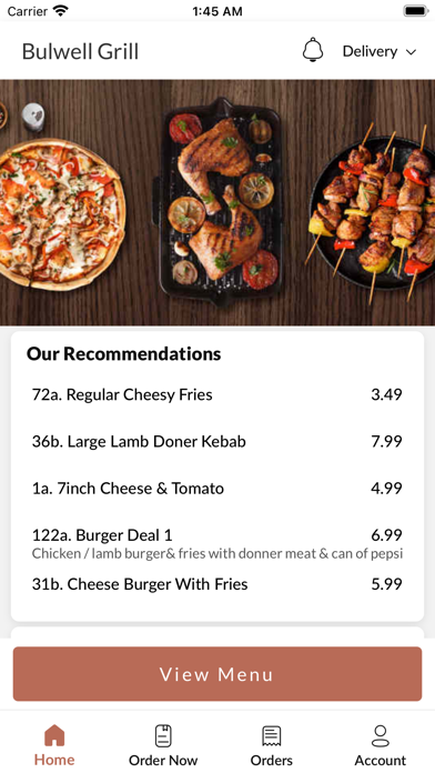 Bulwell Grill Screenshot
