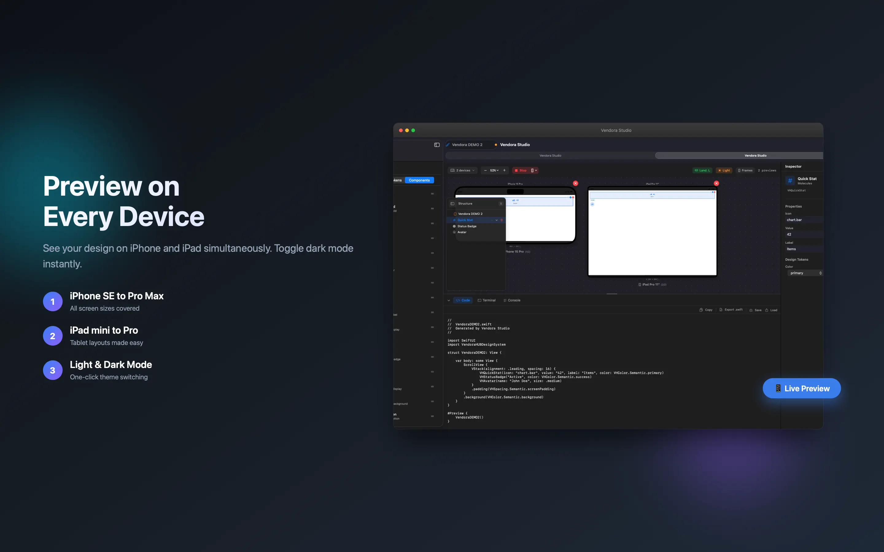 #9. Vendora Studio (iOS) Podle: Ahmed Chebbi