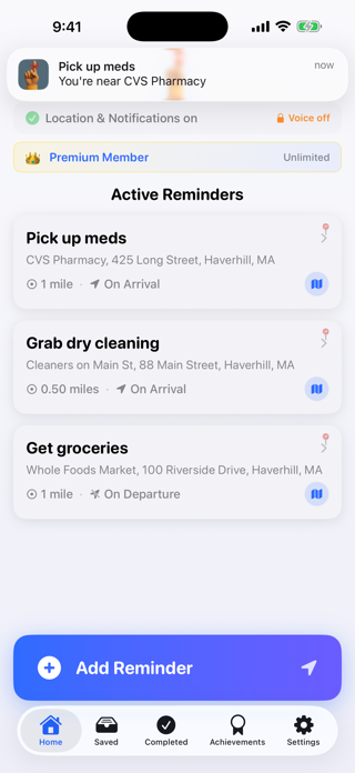 Aviso - Location Reminders Screenshot 7 of 10